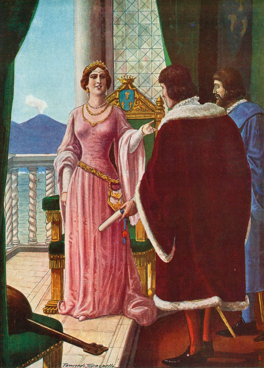 ナポリのジョヴァンナ2世女王、アルフォンソダラゴナの採用を無効化